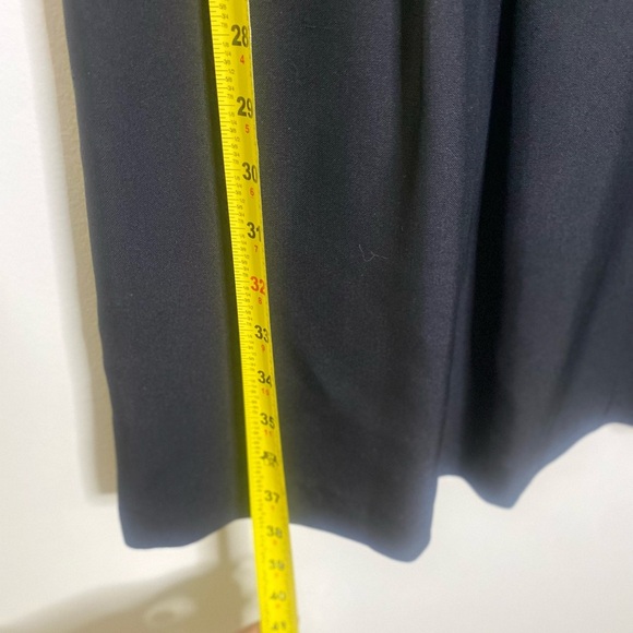 J. McLaughlin Black Mini Dress – Size 12 Chic Tailored Classic - Picture 7 of 8
